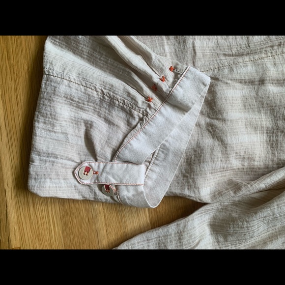 Lightweight button ankle pants - Picture 4 of 7